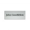 Door sign aluminium - tape mount 15 x 6 cm