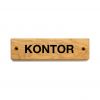 Wooden sign Basic - 4,8 x 17 cm