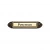 Door sign Classic brass - 3,5 x 18 cm