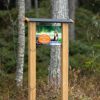 Trail map sign - Map size 297 x 420 mm