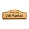 Wooden sign Chateau - 8,7 x 21,5 cm