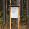 Trail map sign - Map size 594 x 841 mm
