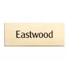 Door sign Plain, tape mount - 12 x 4,5 cm