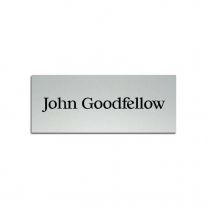 Door sign aluminium - tape mount 15 x 6 cm