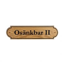 Namnskylt för båten