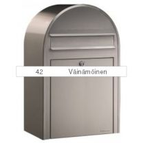 Postlådeskylt för Bobi - 2,4 x 26,5 cm, vit