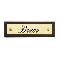 Door sign Bravo  - 13,5 x 4 cm