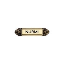 Door sign Classic brass - 3,2 x 14 cm