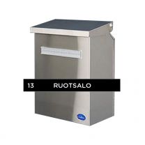 Postilaatikkokyltti Citybox postilaatikkoihin  - 18,5 x 2,4 cm, musta