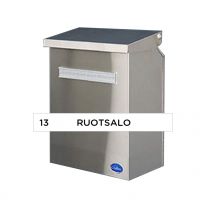Postilaatikkokyltti Citybox postilaatikkoihin  - 18,5 x 2,4 cm, valkoinen