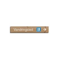 Vägvisare för vandringsled 117 x 900 mm