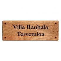 Wooden sign Basic - 8 x 22 cm