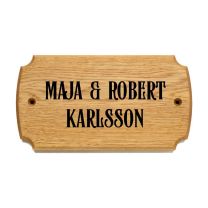 Wooden sign Traditional - 13 x 24 cm