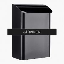 Mailbox sign universal - 2 x 15 cm, black