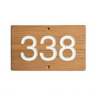 Talonumero puusta 18 x 30 cm